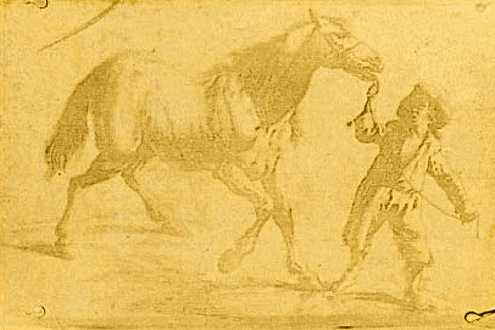 Оловянная пластина с битумом, 1825