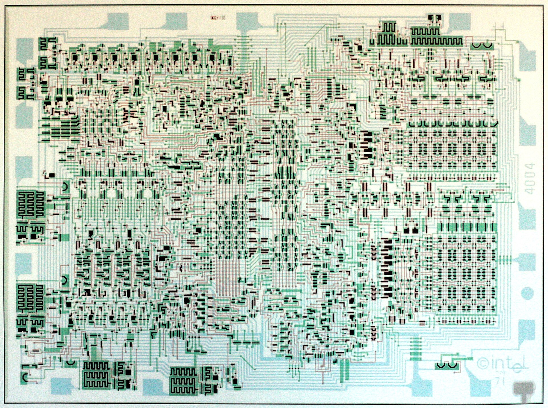 Топология Intel 4004 (1971)